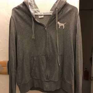 Gray VS PINK Hoodie